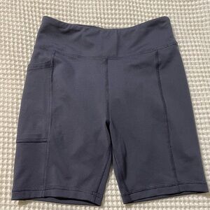 Girl’s Blue/Gray Athletic Shorts